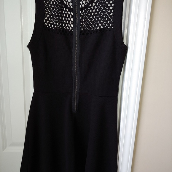 Fishbowl Black Dress with Netting - Picture 4 of 5